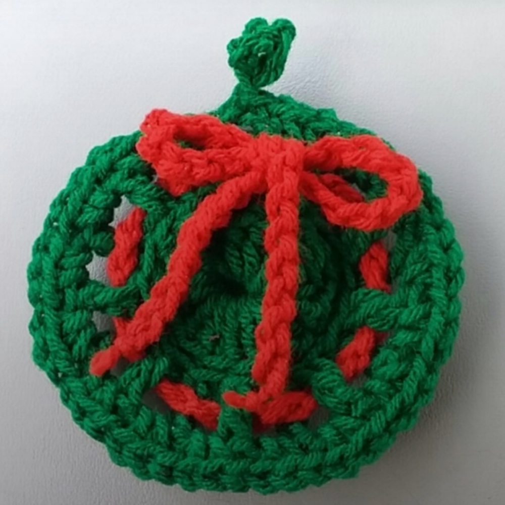 🎄🎉Christmas Wreath Crocheted Ornament🎄🎉